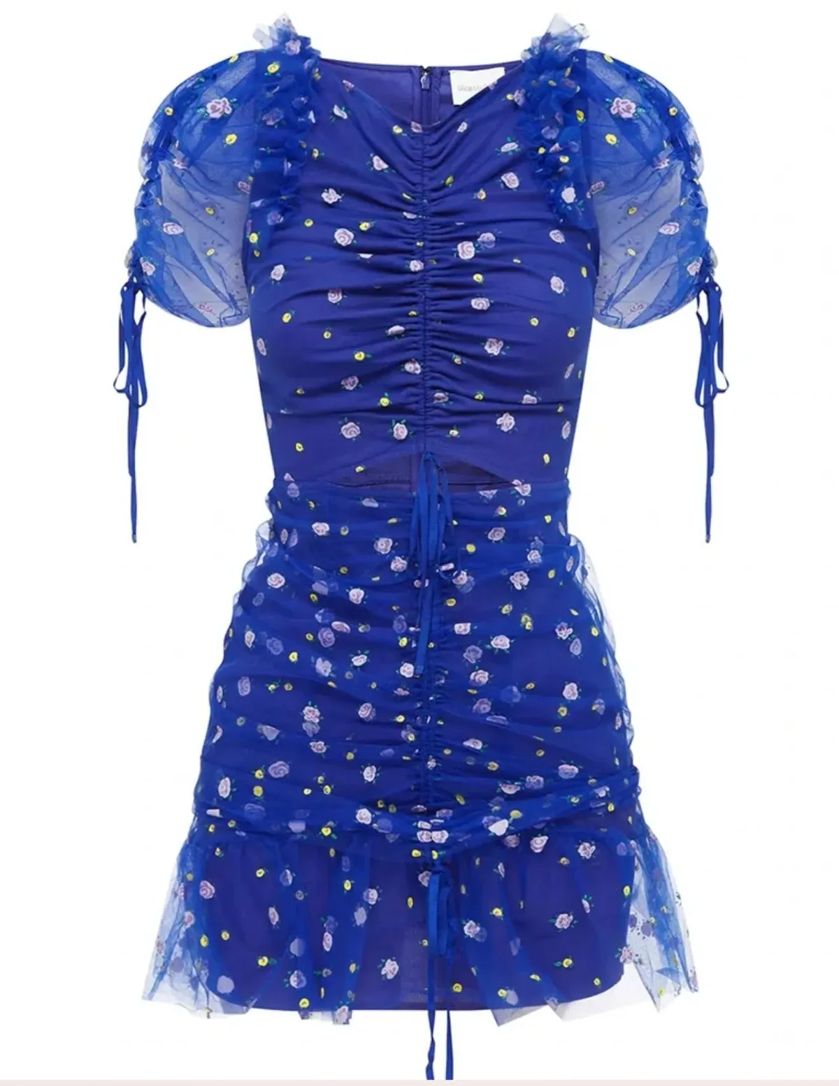 Alice McCall Mood For Love Mini Dress Blue Size 10 - Image 3