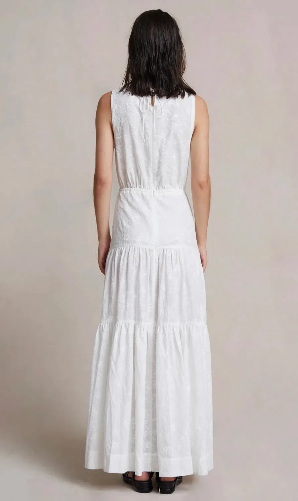 Bec & Bridge Sierra Maxi Dress Ivory Size 10 - Image 3