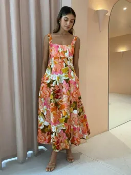 Acler Tate Dress Print Size 8 for rent on The Volte - image 1