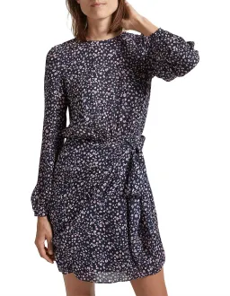 Saba Ida Silk Mini Dress Print Size 8 for rent on The Volte - image 1