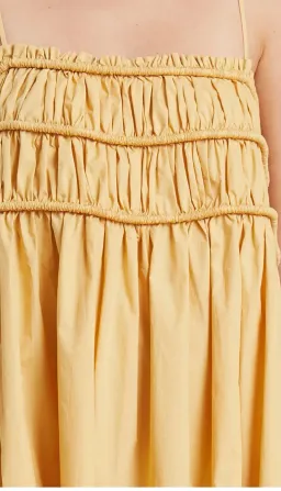 Bec & Bridge Eli Mini Dress Yellow Size 10  for rent on The Volte - image 2