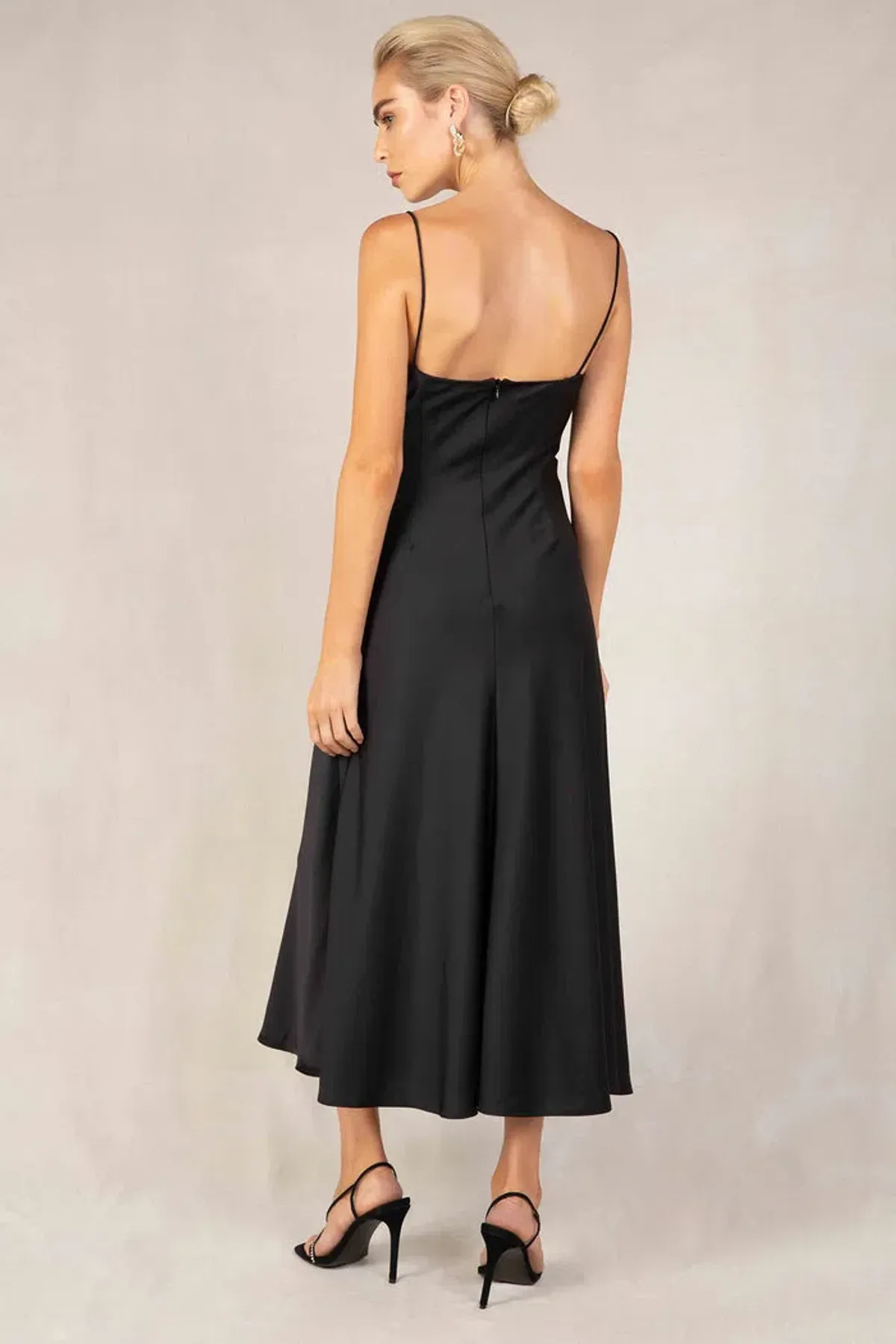 Misha Romancia Midi Dress Black Size 10 - Image 2