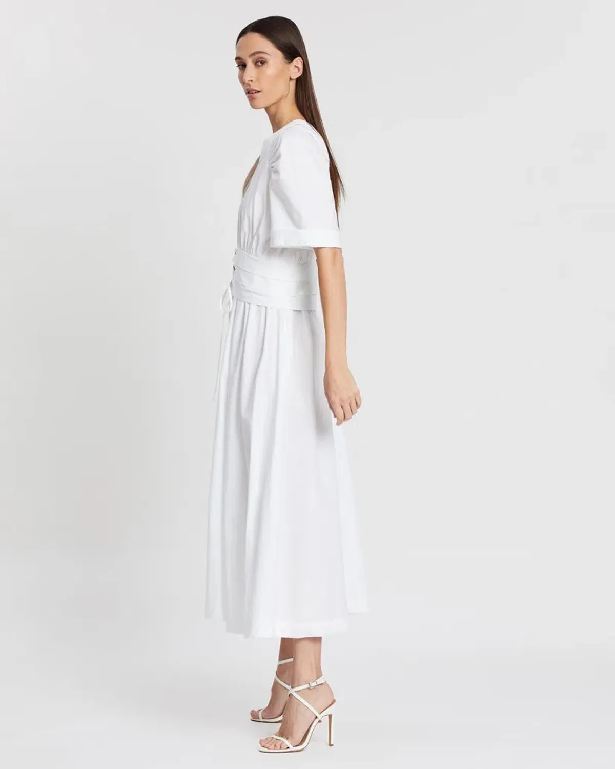 Bec & Bridge Surfari Midi Dress Ivory Size 10 - Image 2
