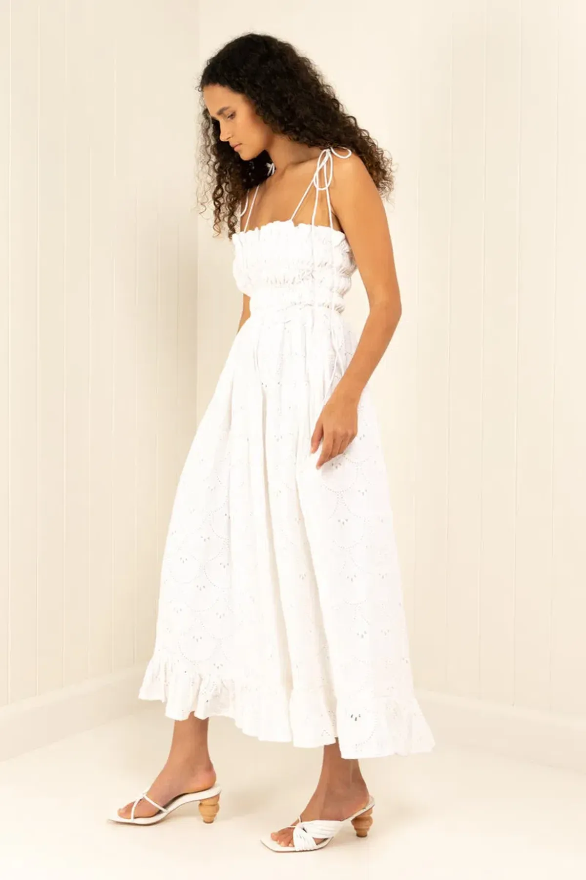 Palm Noosa Sail Away Dress White Size 8 - Image 4