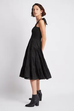 Aje Lagoon Dress Black Size 8 for rent on The Volte - image 2