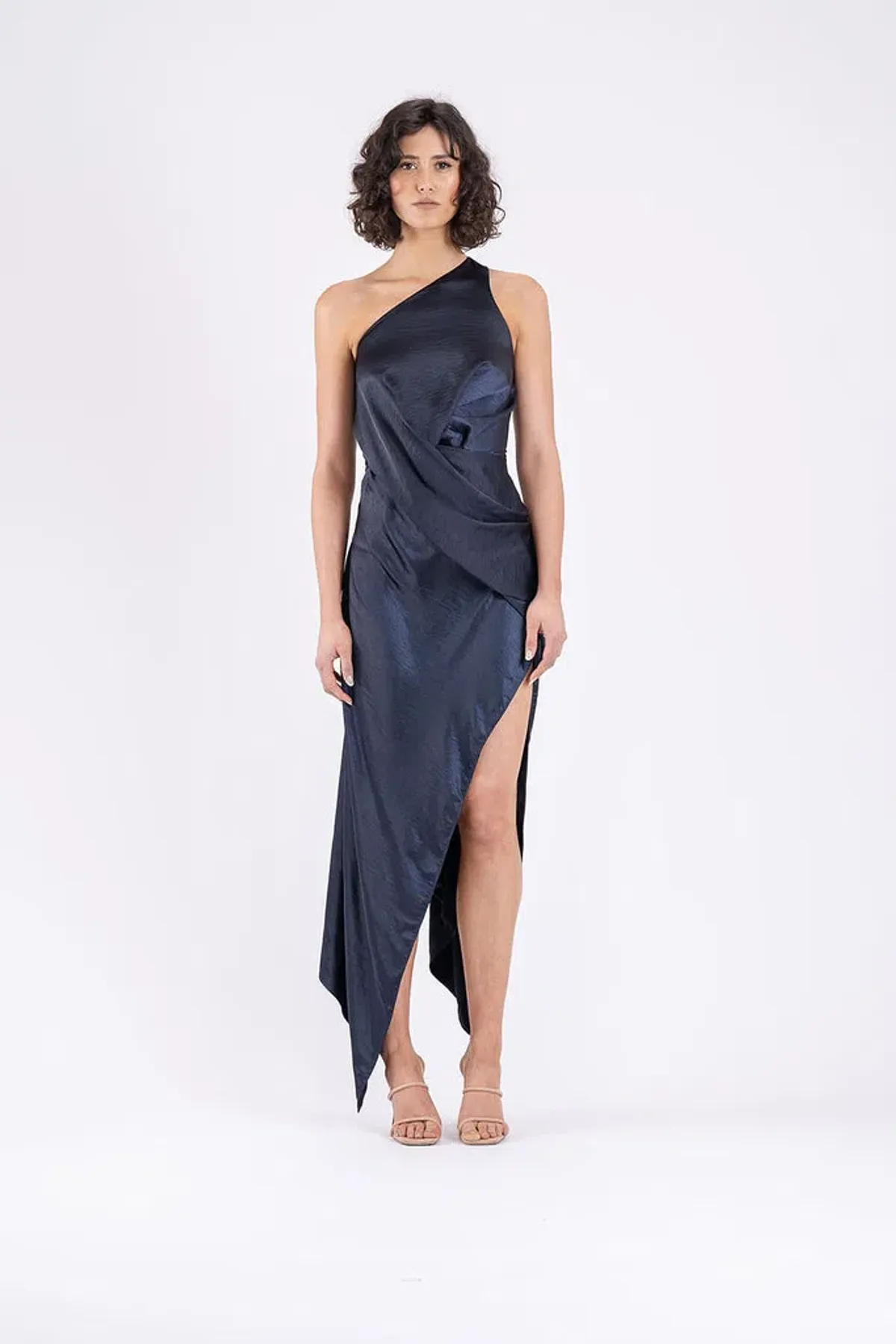 One Fell Swoop Philly Dress Petrol Size 8 - Image 3