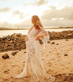 We Are Reclamation 'Bewitched By Boho' Gown White Size 20 for rent on The Volte - image 7