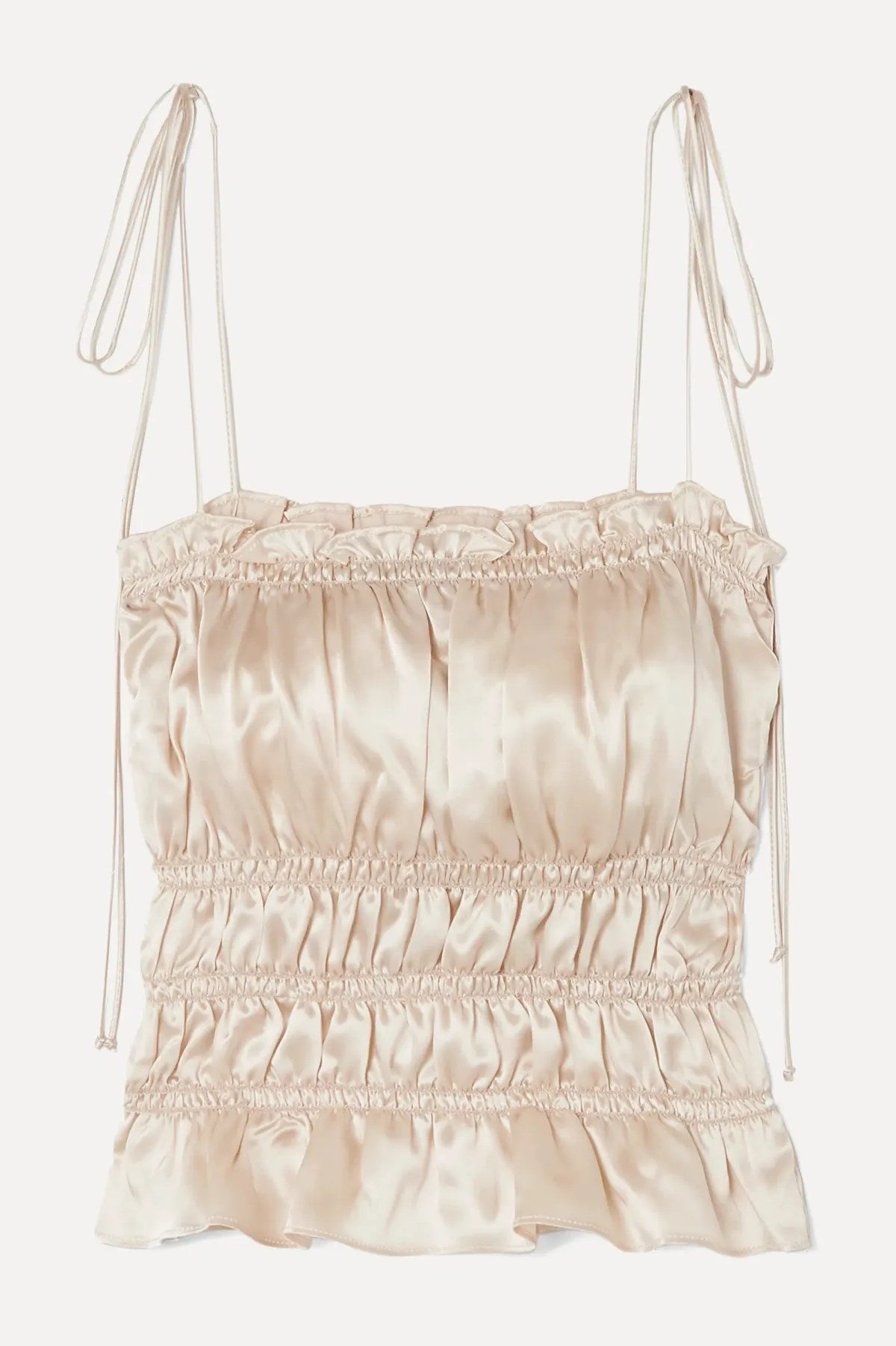 Reformation Viviana Top Cream Size AU 6 - Image 4