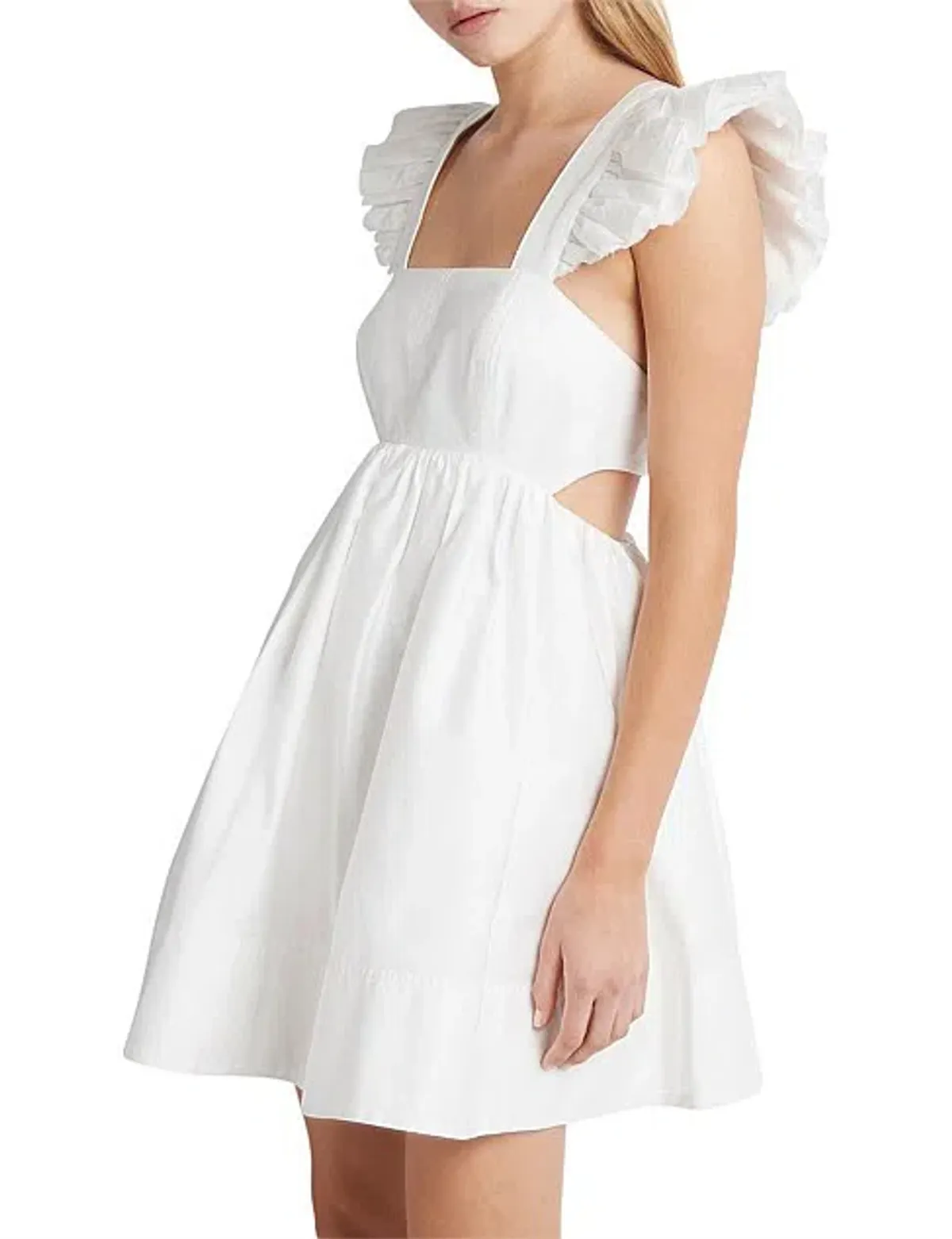 Aje Midsummer Mini Dress White Size 6 - Image 4