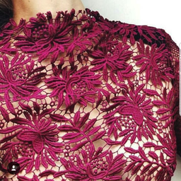 White Suede Berry Lace Shift Dress for rent on The Volte - image 4