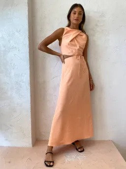 One Fell Swoop Bijoux Maxi Dress Orange Size 8 for rent on The Volte - image 4
