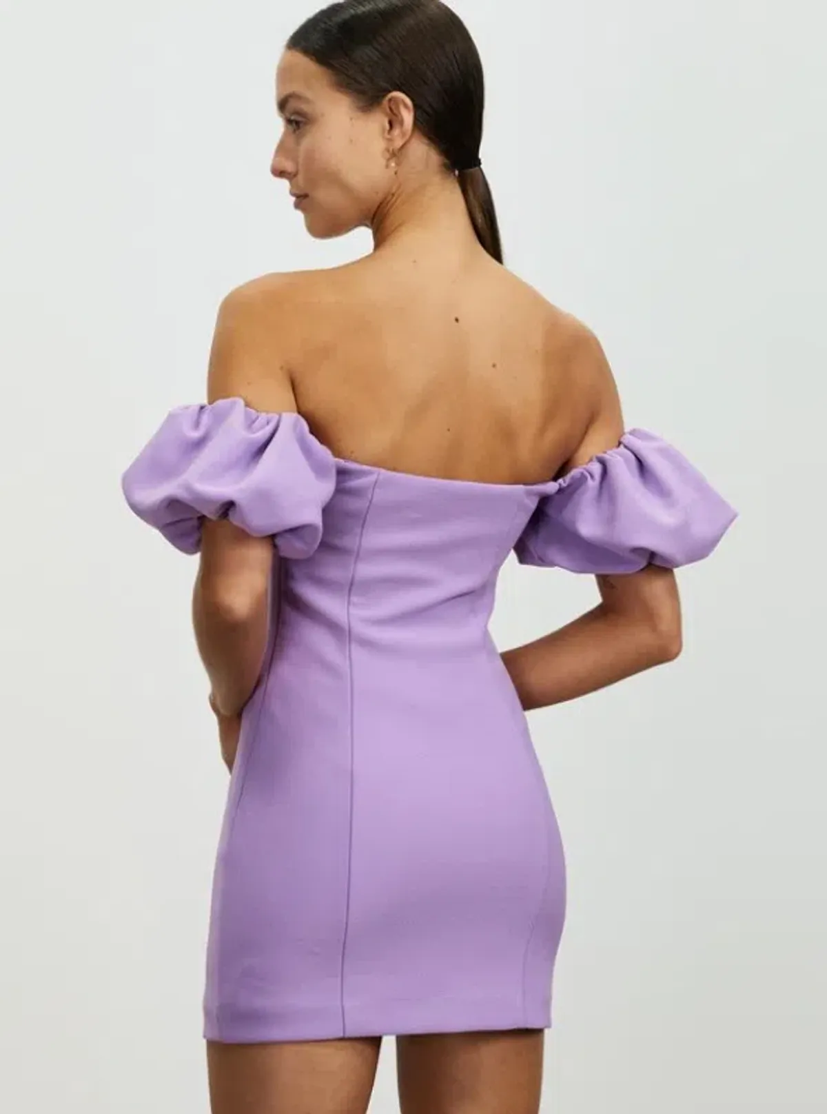  Lover Nicoletta Mini Dress Purple Size 8 - Image 3