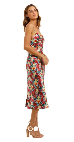 Bec and Bridge Lucette Midi Dress Print Size 8 for rent on The Volte - image 3