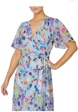 Anthea Crawford Floral Wrap Dress Print Size 8 for rent on The Volte - image 3