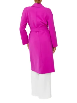 Anthea Crawford Pink Crepe Trench Coat Size 10 for rent on The Volte - image 2