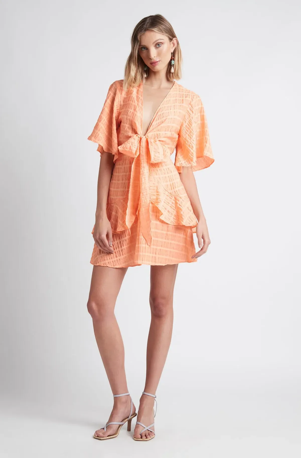 Sheike Tea Party Dress Orange Size 8 - Image 1
