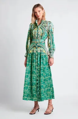 Sheike Georgia Shirt Dress Print Size 12 for rent on The Volte - image 1