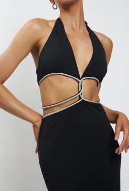 Meshki Nicha Dress Black Size 8 for rent on The Volte - image 4