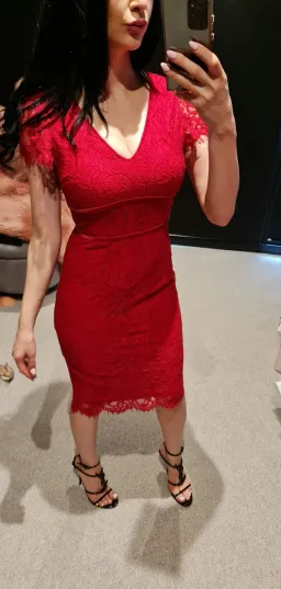 Alannah Hill Late Night Dress Red Size 6 for rent on The Volte - image 5