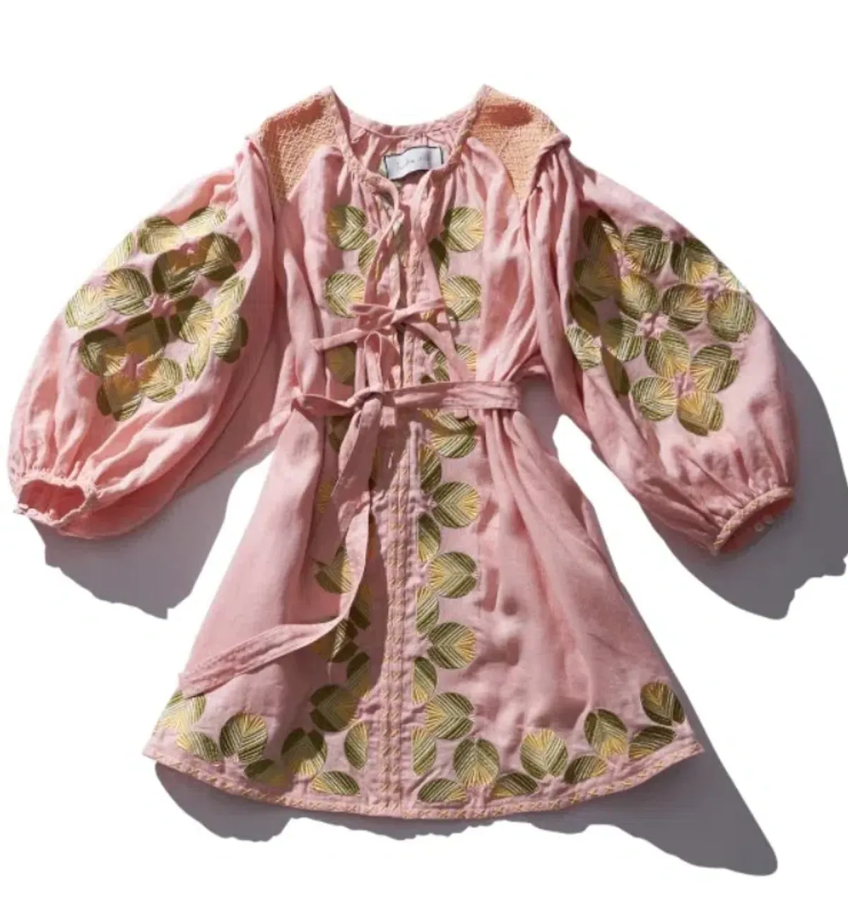 Innika Choo Sir Kulksware Pink Midi Smock Dress Print One Size - Image 4