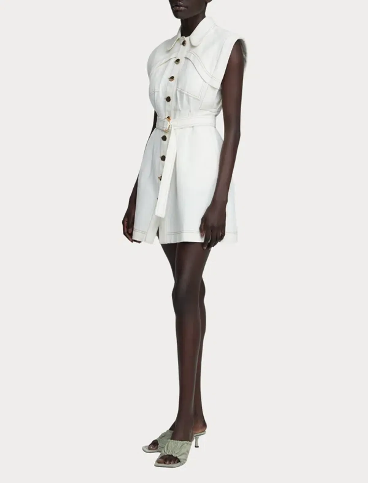 Acler Westcroft Dress White Size 8 - Image 5