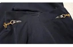 Céline Wool Mid-Length Skirt Navy Size 8 for rent on The Volte - image 3