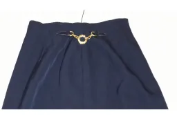 Céline Wool Mid-Length Skirt Navy Size 8 for rent on The Volte - image 2
