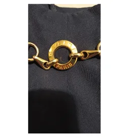 Céline Wool Mid-Length Skirt Navy Size 8 for rent on The Volte - image 6