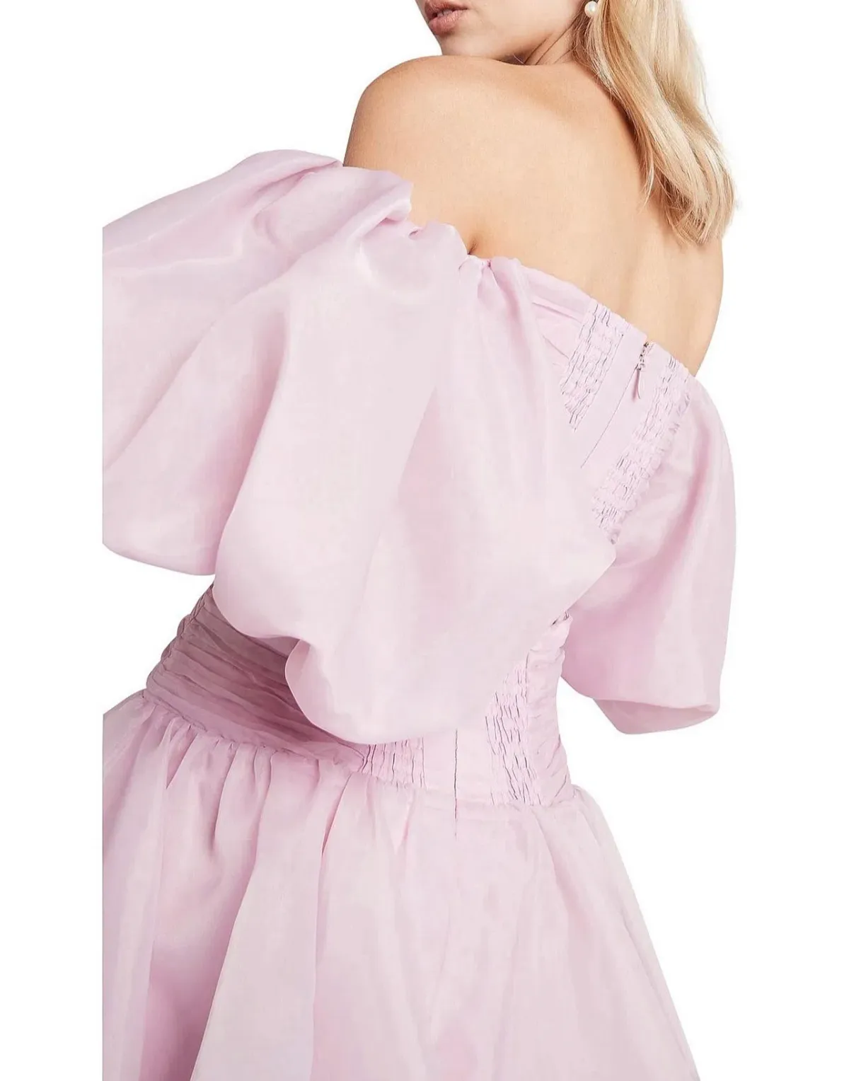 Aje Myriad Cut Out Mini Dress Pink Size 12 - Image 5
