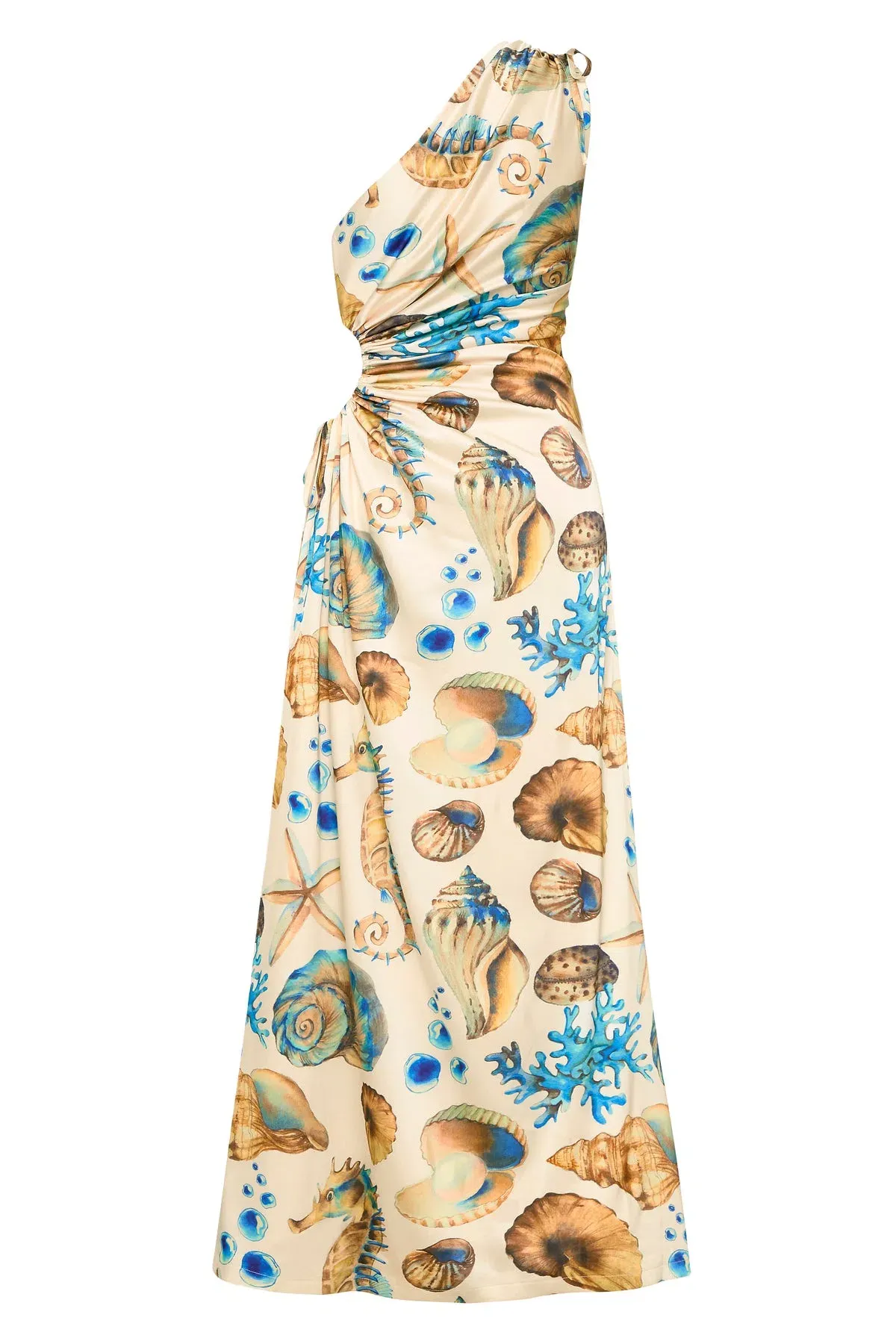 Sonya Moda Nour Seashell Maxi Dress Print Size 10 - Image 5