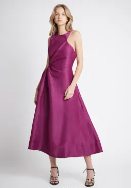 Aje Chateau Cut Out Dress Purple Size 10 for rent on The Volte - image 4