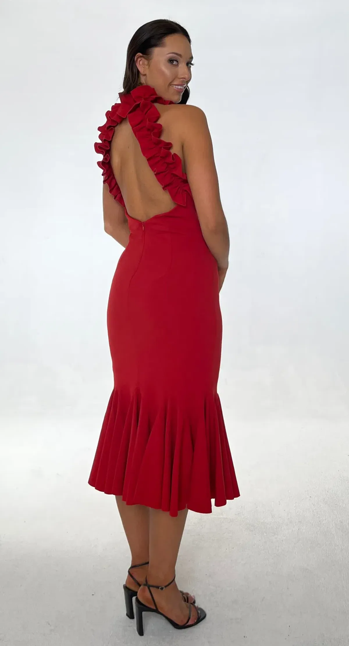 Elliatt Composure Dress Red Size 8 - Image 2