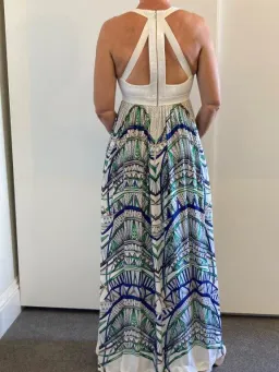 Sass & Bide The Sun Stretch Maxi Dress Print Size 10 for rent on The Volte - image 3