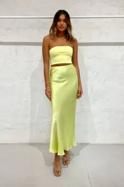 Bec and Bridge Citrus Sweetie Maxi Skirt Citrus Size 8 for rent on The Volte - image 2