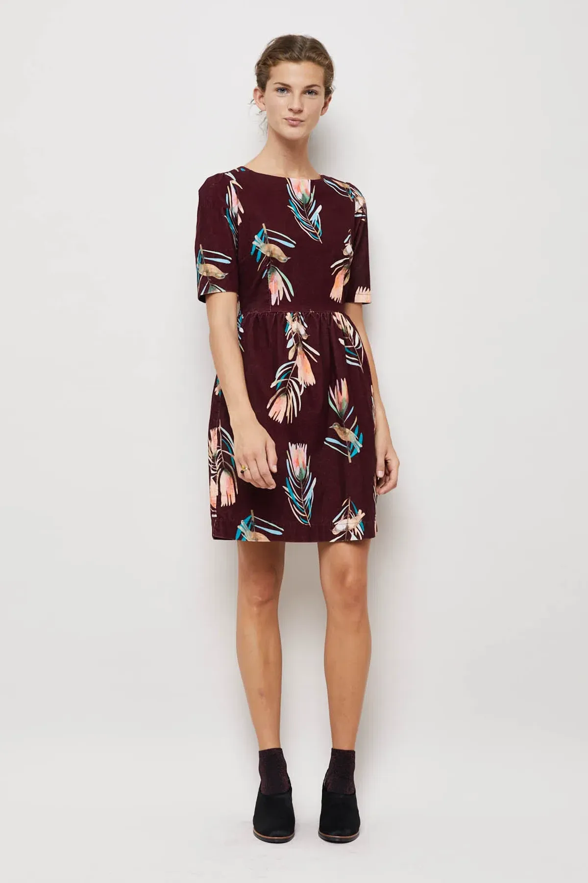 Gorman Sugar Bush Cord Dress Print Size 8 - Image 1
