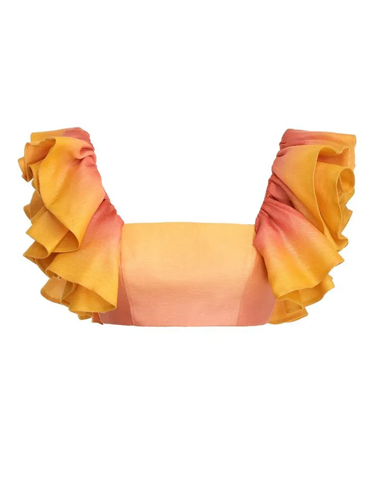 Zimmermann Postcard Ruffle Bodice and Maxi Skirt Set Ombre Sunshine Size 12 - Image 2