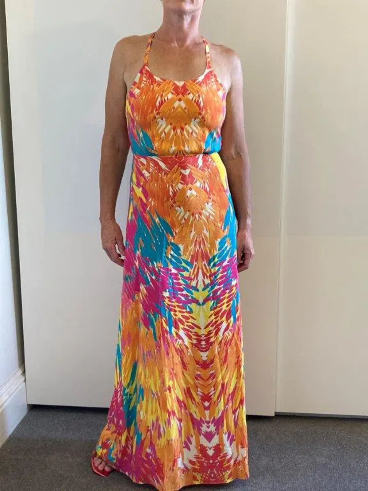 Kookai Summer Maxi Dress Print Size 8 - Image 4
