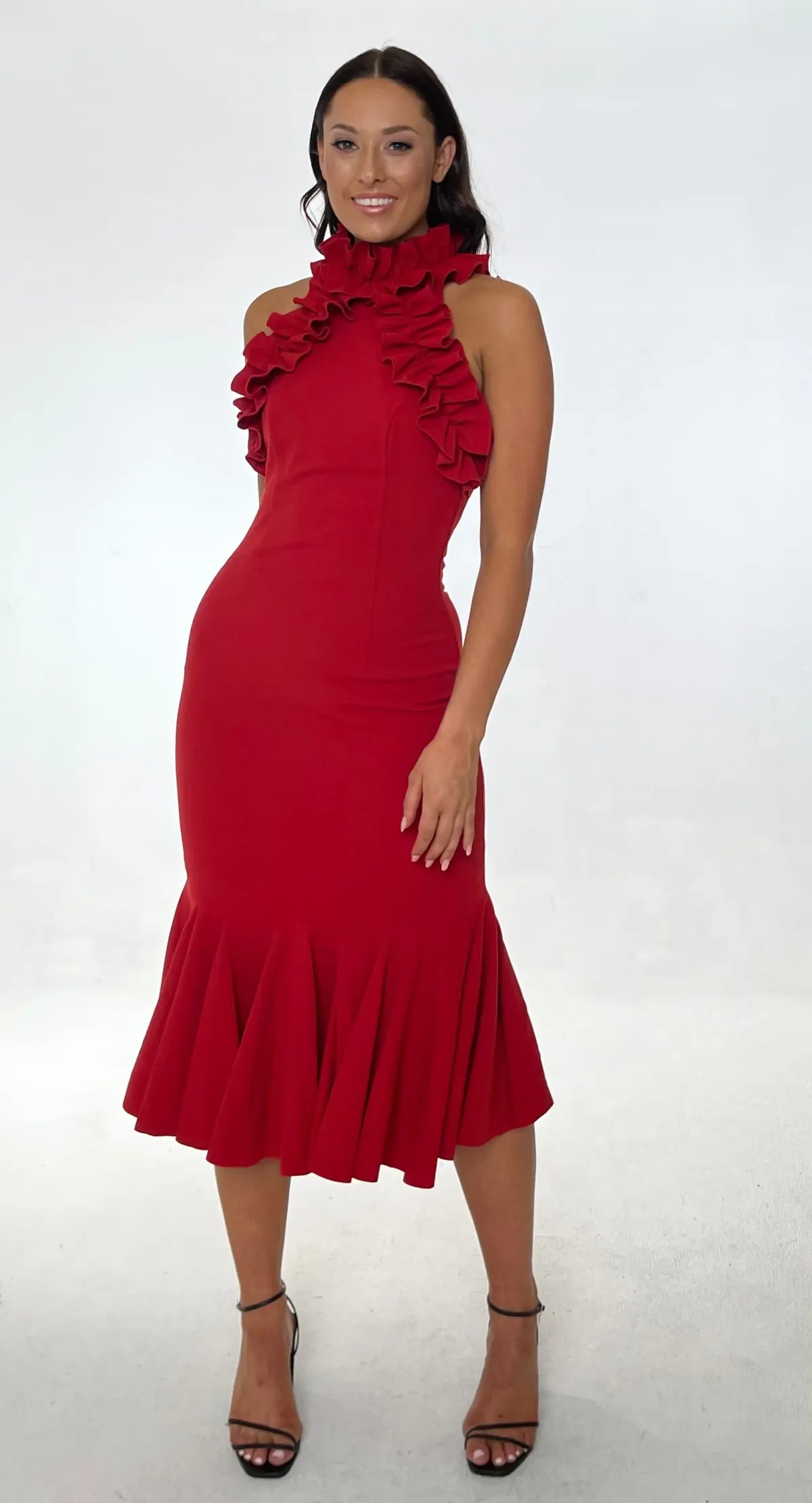 Elliatt Composure Dress Red Size 10 - Image 1