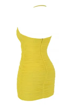 House of CB Swing It On Mini Dress Yellow Size 8 for rent on The Volte - image 5