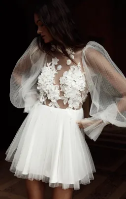 Christie Nicole Bridal Kym Dress White Size 8 for rent on The Volte - image 5