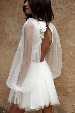 Christie Nicole Bridal Kym Dress White Size 8 for rent on The Volte - image 3
