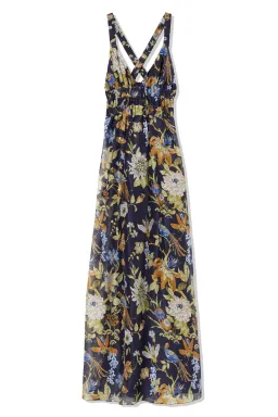 Sir the Label Lilian V Neck Gown Print Size 12 for rent on The Volte - image 2