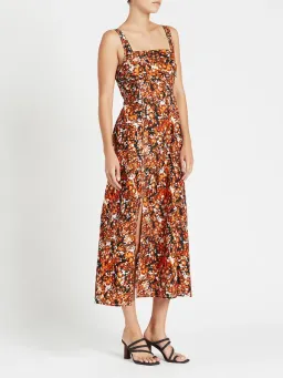 Camilla and Marc Asterid Midi Dress Print Size 10  for rent on The Volte - image 3