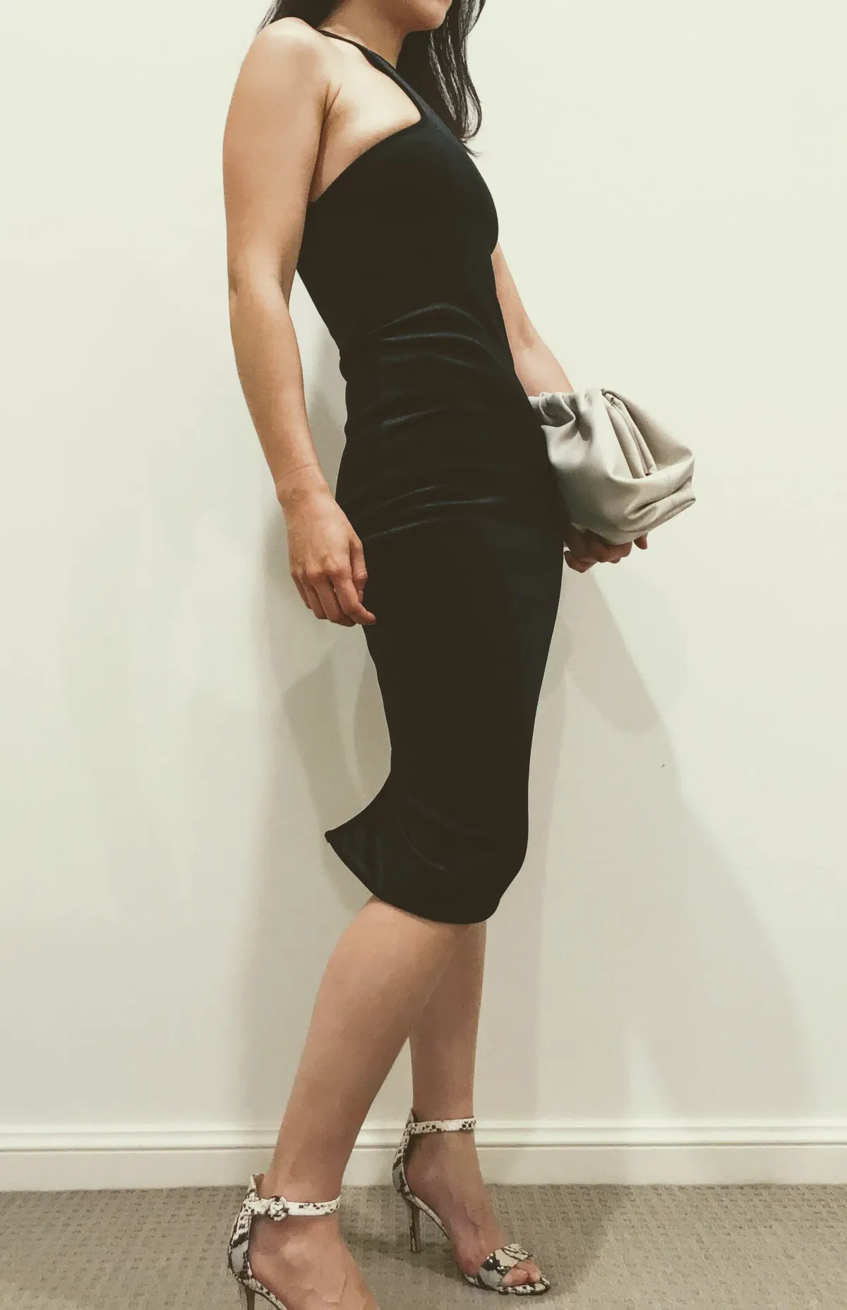 By Johnny Midi Dress Black Size 6 - Image 3
