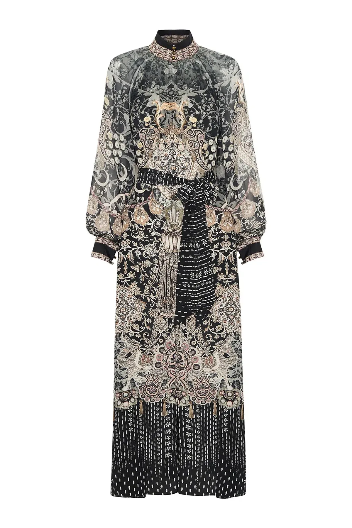 Camilla Raglan Sleeve Midi Shirt Dress Dust Her Off Size 14 - Image 4