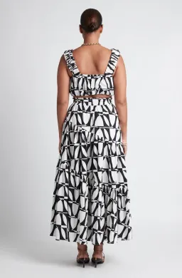 Sheike Heartbreaker Set Top & Skirt Print Size 10 and 8 for rent on The Volte - image 2