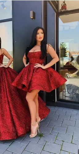 Lia Stublla Red Ballerina Dress Size 8 for rent on The Volte - image 2