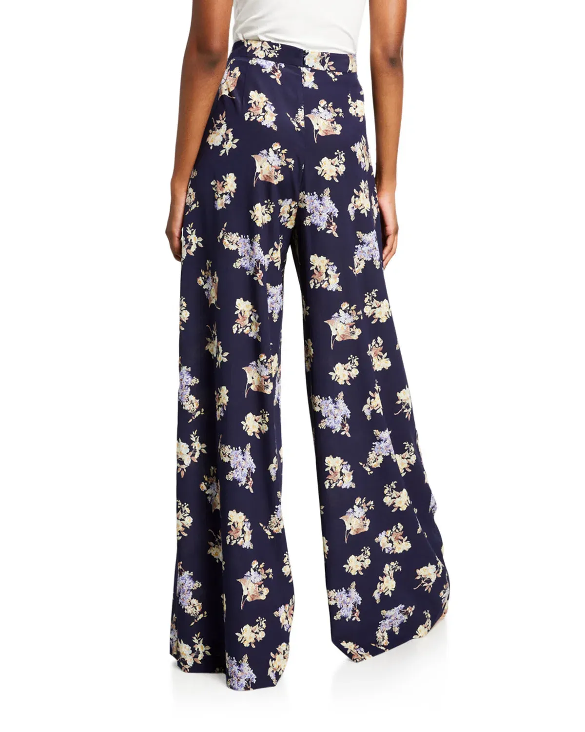 Zimmermann Sabotage Silk Wide Leg Pants Floral Size 1 / AU 10 - Image 2