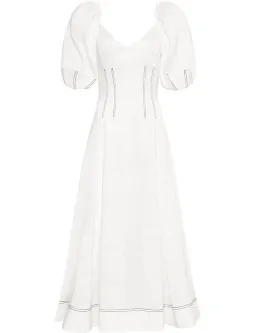 Aje Harmoney Dress White Size 8  for rent on The Volte - image 3