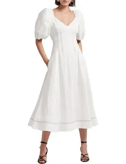 Aje Harmoney Dress White Size 8  for rent on The Volte - image 1